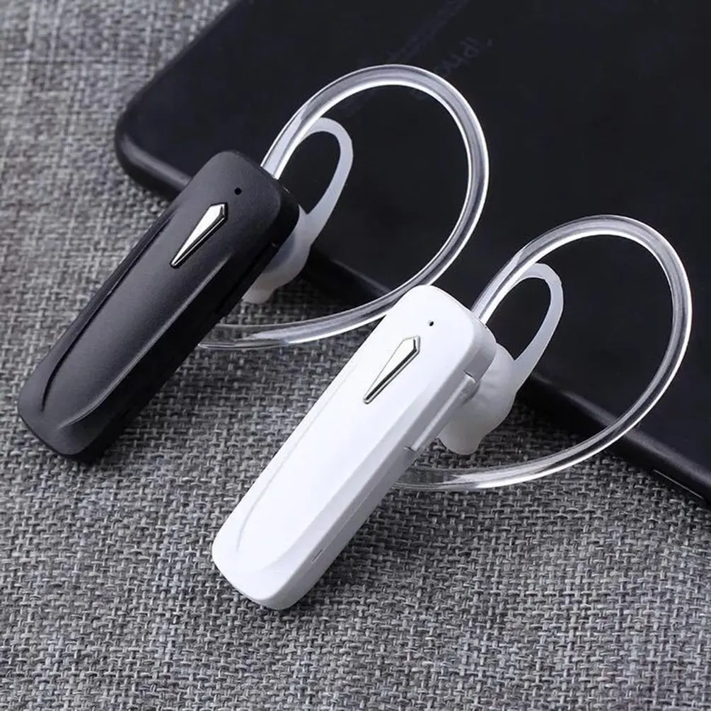

M163 Mini Bluetooth Earphone Stereo Bass Bluetooth Headset Handsfree Earloop Wireless Earpiece With Mic For All Smart Phones