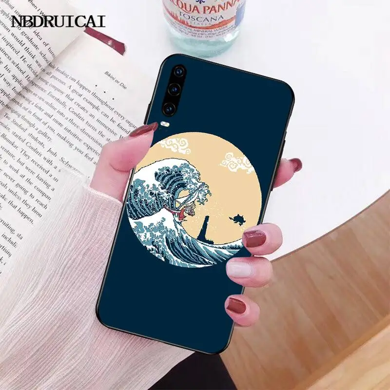 Мягкий чехол для телефона PENGHUWAN The Great Wave off Kanagawa с пользовательским фото Huawei Honor 20 10