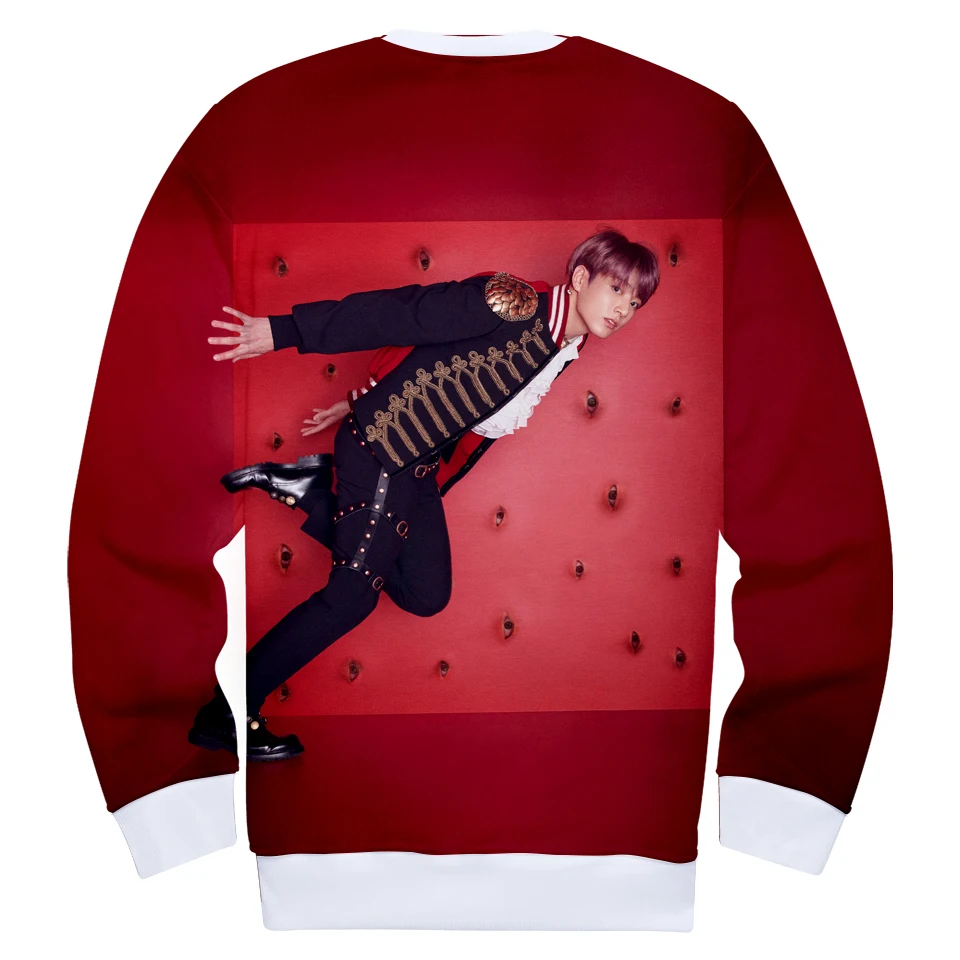 Frdum Tommee Love Yourself ответ 3D kpop женщины Bangtan мальчики Толстовка Осень и зима хит хоп harajuku Корейская повседневная одежда