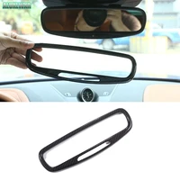 internal rearview mirror frame door mirror cover trim carbon fiber 2016 2017 2018 2019 car styling for maserati levante