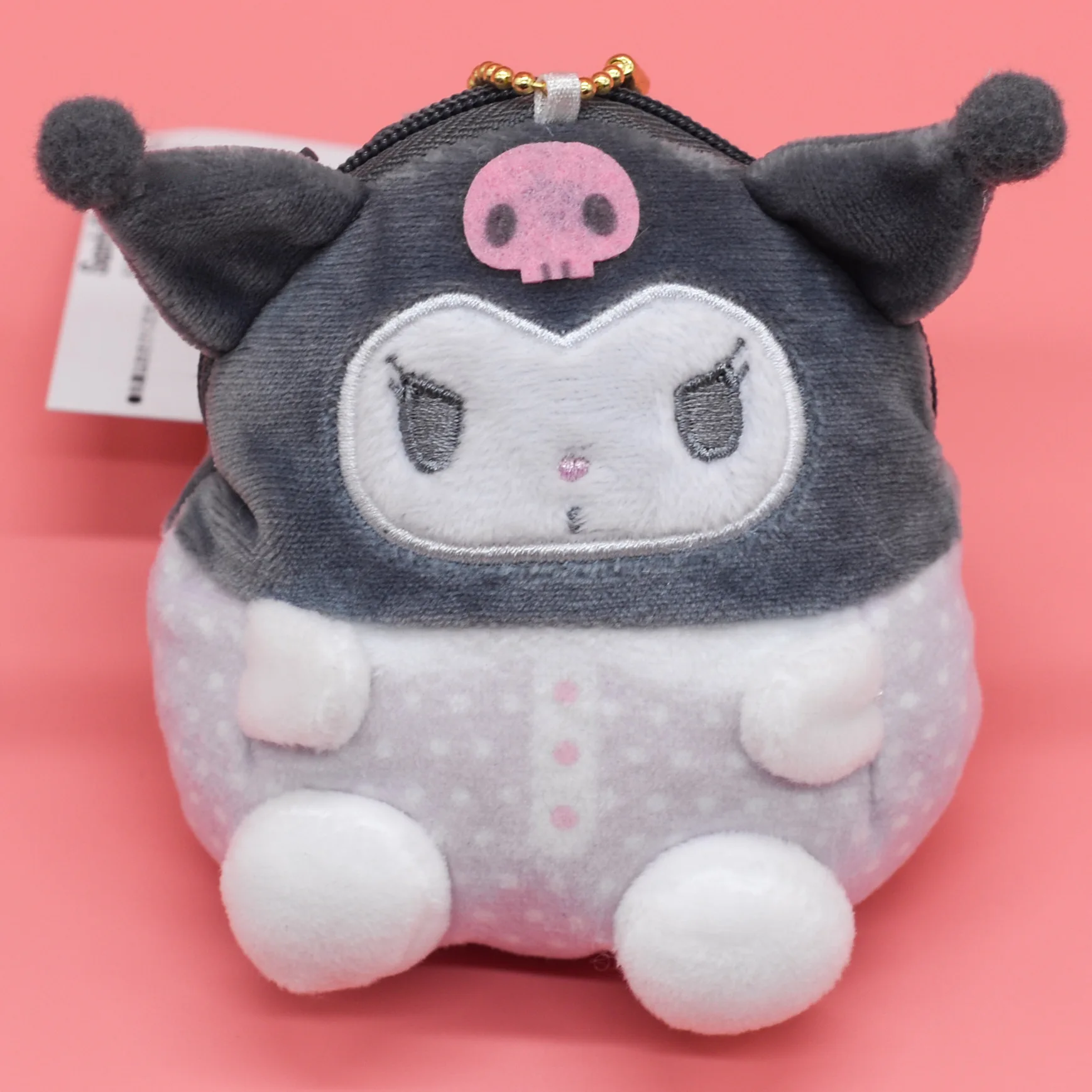 1pcs 9cm Sanrio Cute Anime Cartoon Plush Toys My Melody Animal Crossing Dolls Soft Kity Cat Coin Pure Pendant for Girls Gifts - Цвет: Цвет: желтый