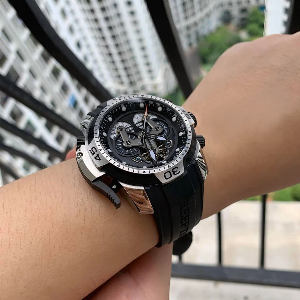 Часы мужские механические с автоподзаводом водонепроницаемые до 100 м|Мужские