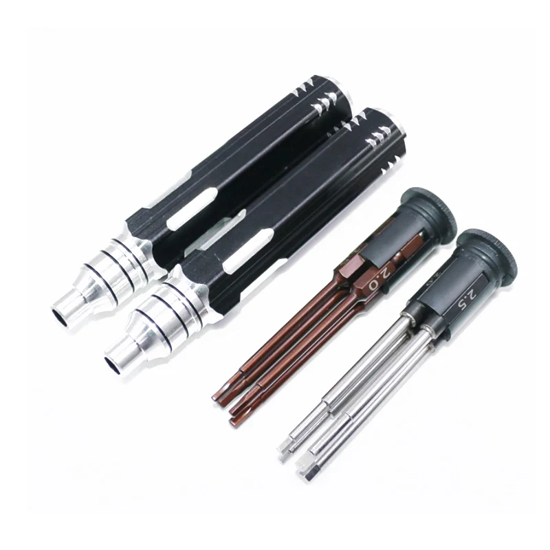 

4 In 1 Screwdriver Hexagon Head H1.5 H2.0 H2.5 H3.0 Hex Screw Driver Tools Set Professional RC Tools Kits For FPV Helicopter Car