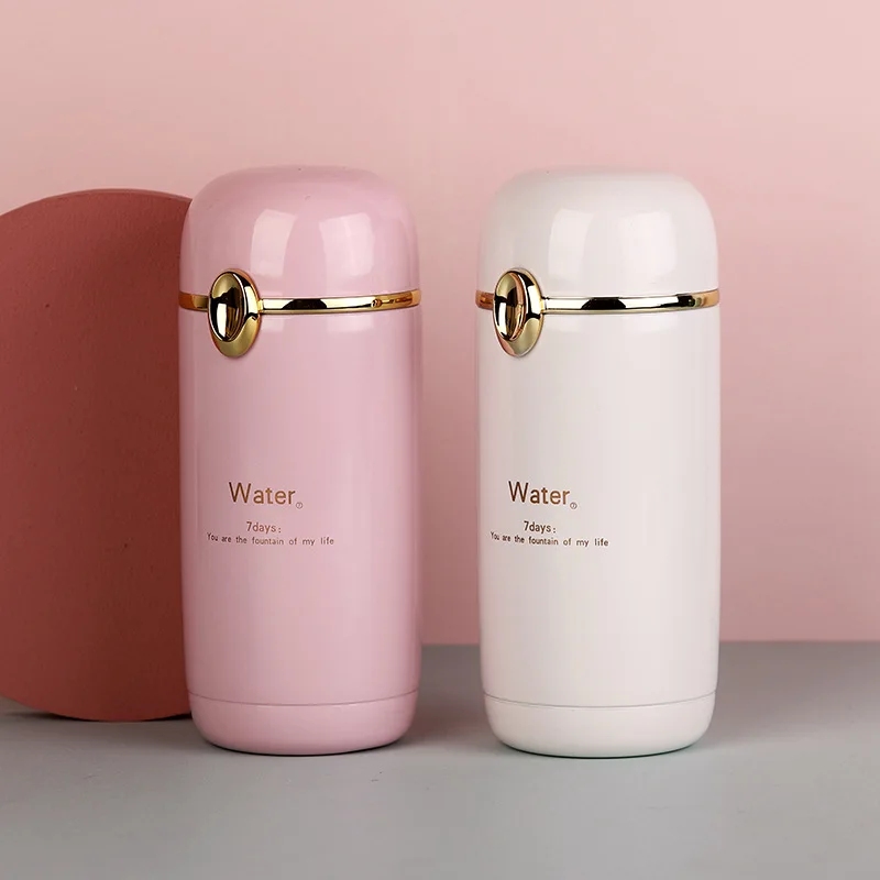 Термос для поддержания холодной и горячей воды нержавеющая прямая чашка 280 мл