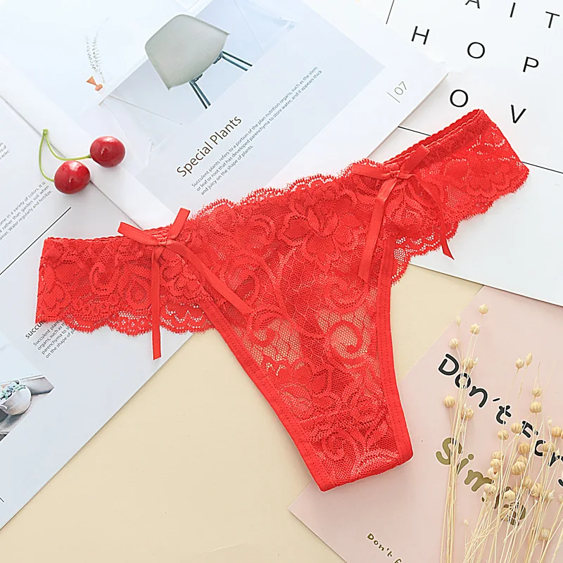 Хит сексуальные кружевные женские трусики стринги v женское нижнее белье