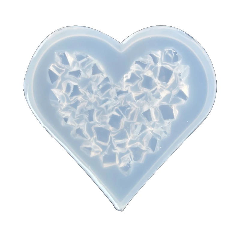 

Diamond Love Epoxy Resin Mold Crystal Stone Ornaments Silicone Mould DIY Crafts Soap Jewelry Decoration Casting Mold