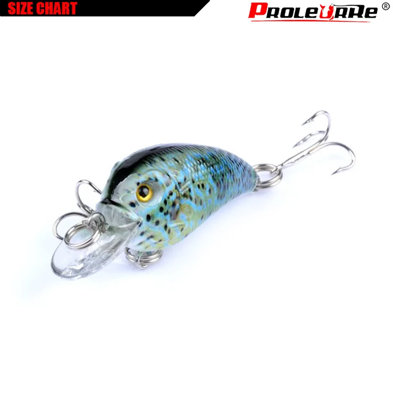 5 шт./лот набор рыболовных приманок в форме гольяна разных цветов 4 см 2 г комплект