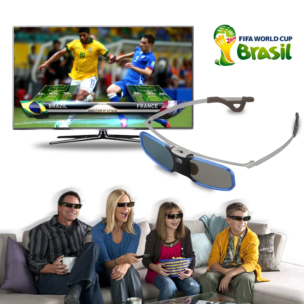 Excelvan RX30S 3D активные DLP-Link очки для Optama/acer/BenQ/NEC/View Sonic/Sharp/Dell все DLP-Link Проекторы