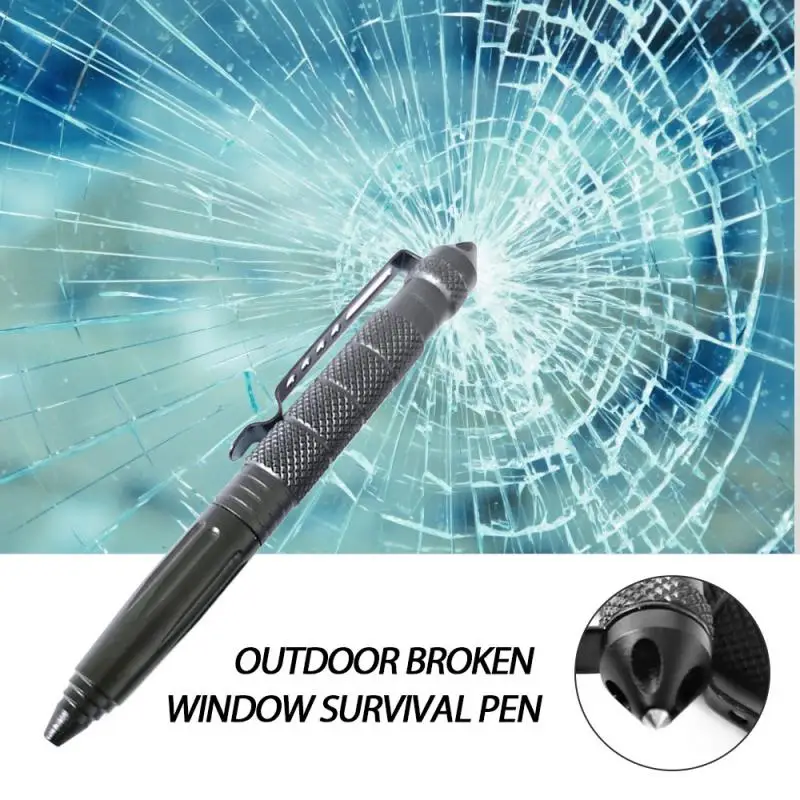 

Outdoor Broken Window Cone Self-defense Pen Multi-Function Military Defense Tactical Pen Survival Sign Pen Security Protection