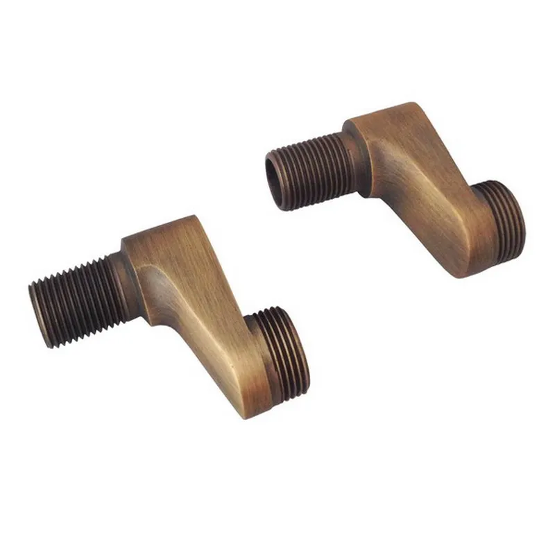 Античный латунный настенный кран для ванны и душа Регулируемый адаптер