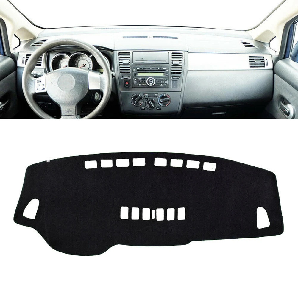 Крышка приборной панели автомобиля тире коврик для Nissan Versa Tiida 2007 2008 2009 2010 2011 Авто