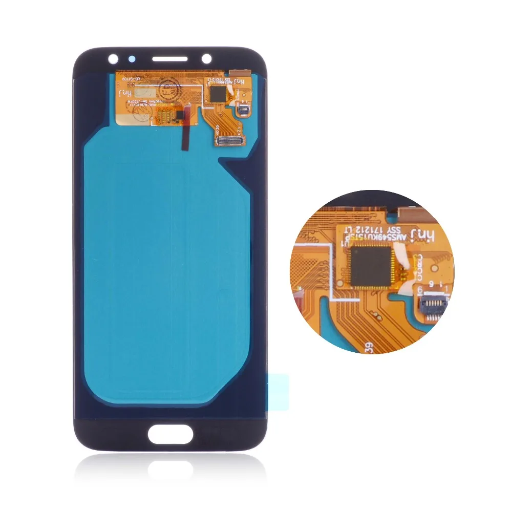 Замена модуля на замене экран lcd для samsung Galaxy J7pro 2017 дигитайзер с рамкой J7 Pro J730| |