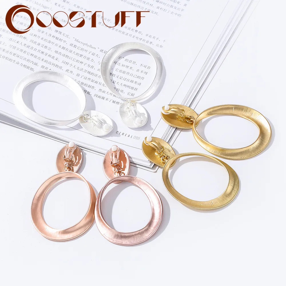 

2021 Trend Simple Silver Color Stud Earrings Vintage Jewelry Big Statement Wholesale Pendientes Suspension Accessories for Women