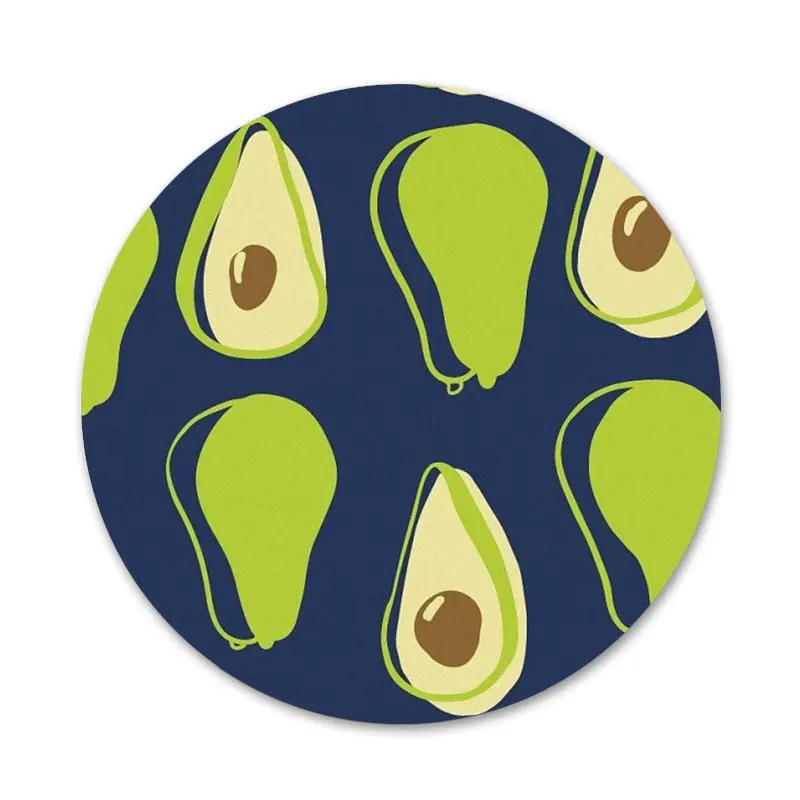 58 мм милые фрукты авокадо Значки Металлические для фотографий | Дом и сад