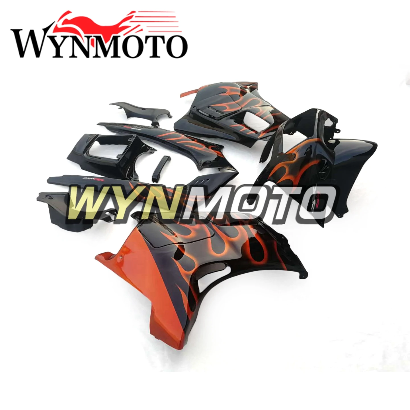 

Красно-черные Обтекатели для Honda CBR250RR 1987 MC17 87, Обтекатели для кузова мотоцикла