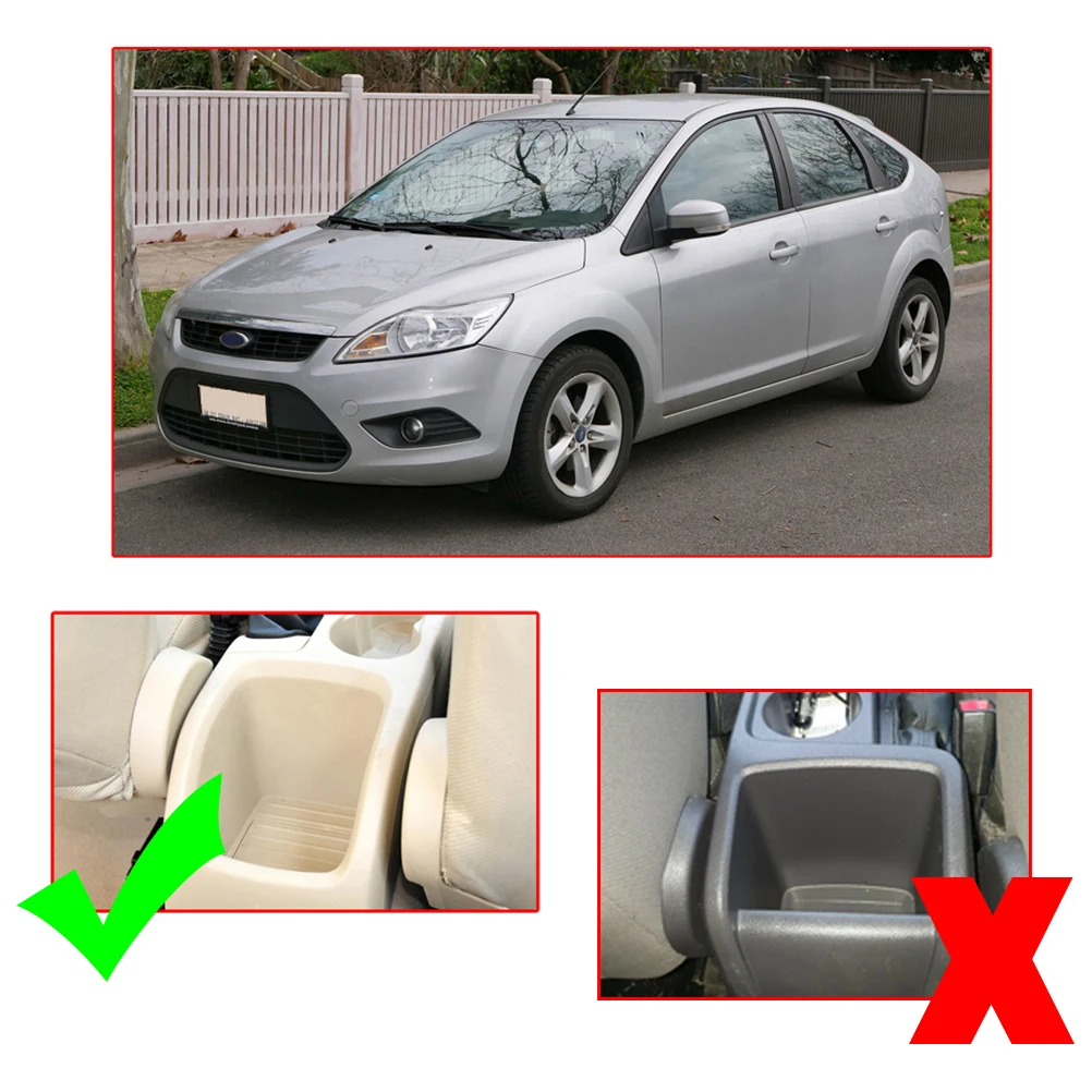 Подлокотник автомобильный двухслойный подходит для Ford Focus 2 MK2 2005 2011 подлокотник