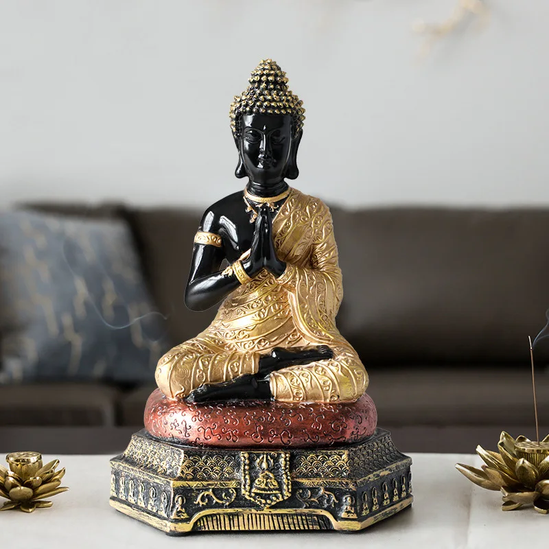 

Chinese style buddha ornaments Home Buddhist halls enshrine Buddha statues and furnishings Zen Home Decorations