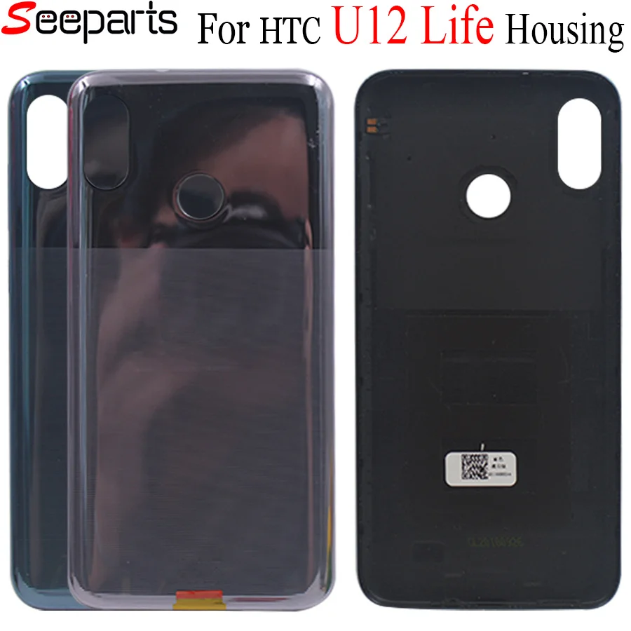 

Оригинальный чехол 6,0 "для HTC U12 life, Крышка батарейного отсека, задний корпус, задний Чехол для HTC U12 lite, запасные части для корпуса