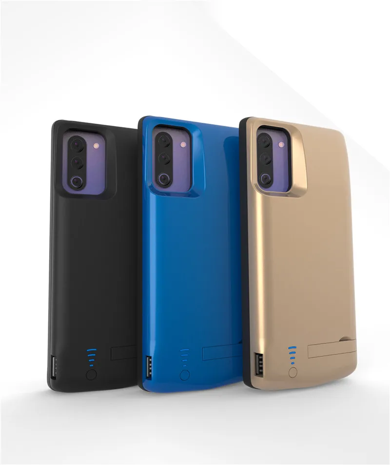 5000/6000mAh ударопрочный аккумулятор зарядное устройство чехол для samsung Galaxy Note 10 Plus USB power Bank чехол Расширенный Кронштейн батареи Крышка