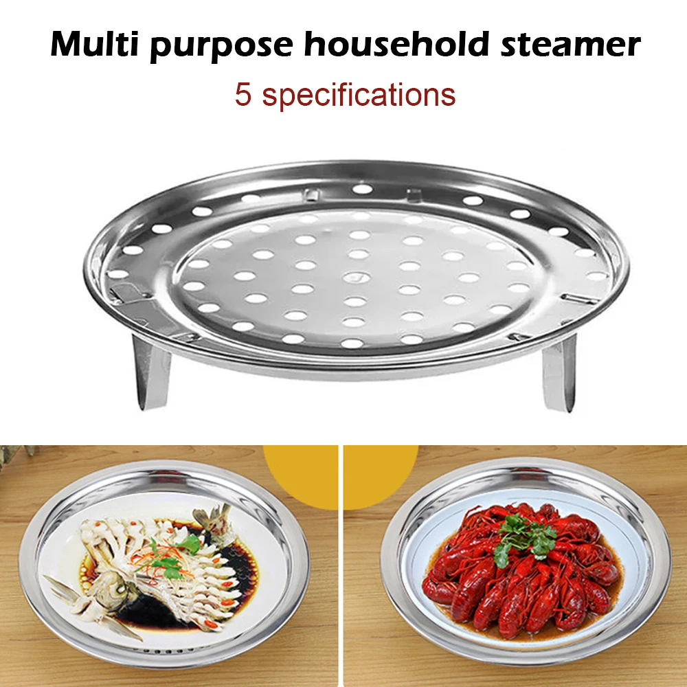

Stainless Steel Steamer Steaming Rack Kitchen Multi-Function Bowl Steamer Potatoes Buns Tray Rack Basket Kitchen Accessories