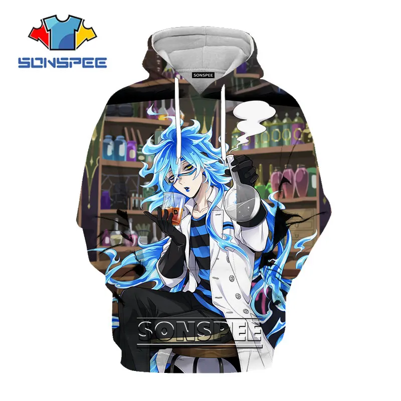 

SONSPEE Twisted Wonderland Anime Hoodies Autumn Men Women Sweatshirt Fashion 3D Print luxury designer coat Oversize Pullover