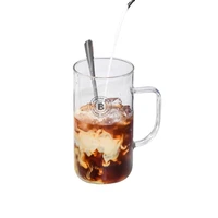 cola can glass mug breakfast milk coffee glass mug cup tumbler bottle with lid cups glass with double wall bureau accessoires c