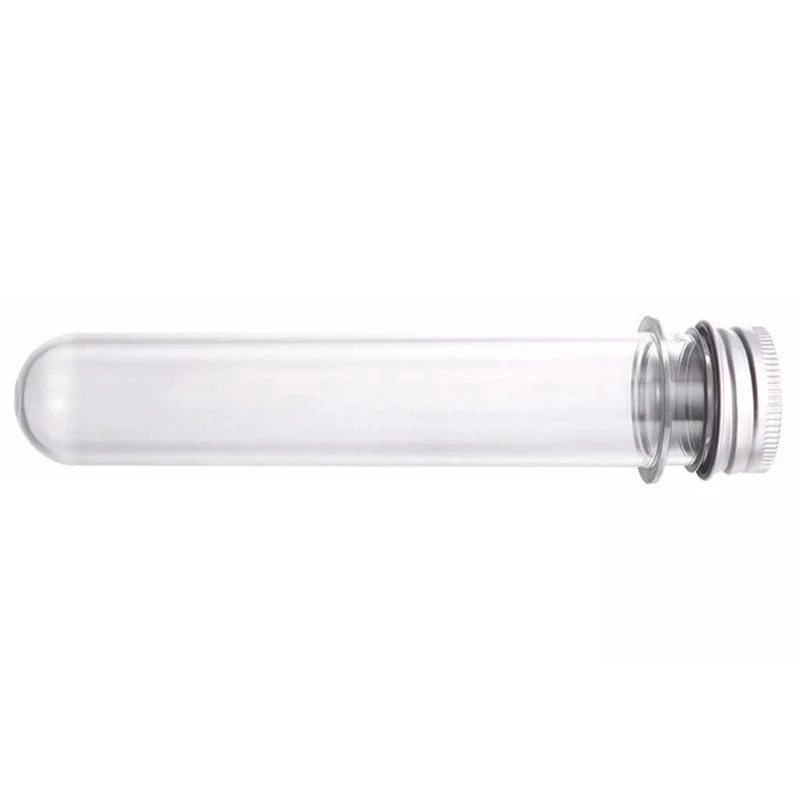 20PCS 40Ml Transparent Cylindrical PET Test Tube Mask Bottle Data Cable Capsule Candy Sub-Bottle |