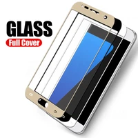 9d full cover tempered glass for samsung galaxy a8 plus a7 2018 a3 a5 a6 2016 glass galaxy j3 j5 j7 prime 2017 screen protector