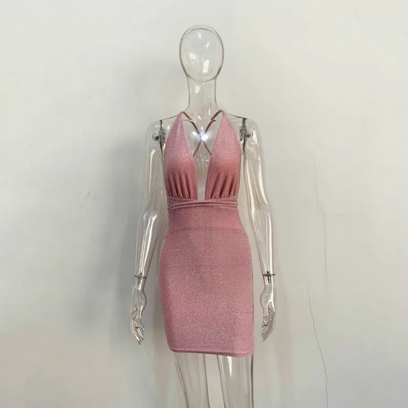 

2020 Spring and Summer New Sling Wire Backless Sexy Dress Women's Clothing elegant dress women dress club dress