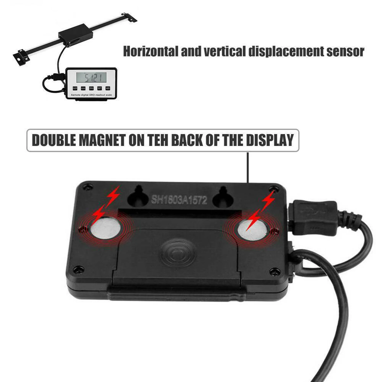 

Digital LCD Accurate DRO Readout Scale Kit0-300mm/0-150mm For Milling Lathe Linear Tool Readout Scale kit