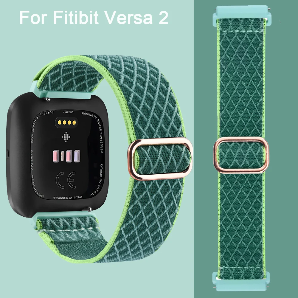 

Nylon Strap For Fitbit Versa 2 Band Strap Smart Watch Replacment Watchband Adjustable Breathable Bracelet For Fitbit Versa 2