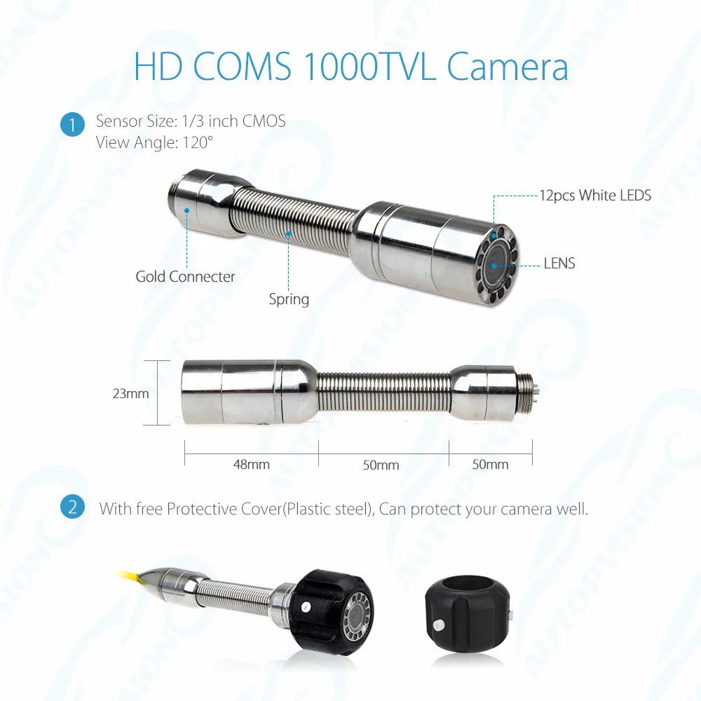 Видеокамера для инспекции скважинных труб промышленный эндоскоп