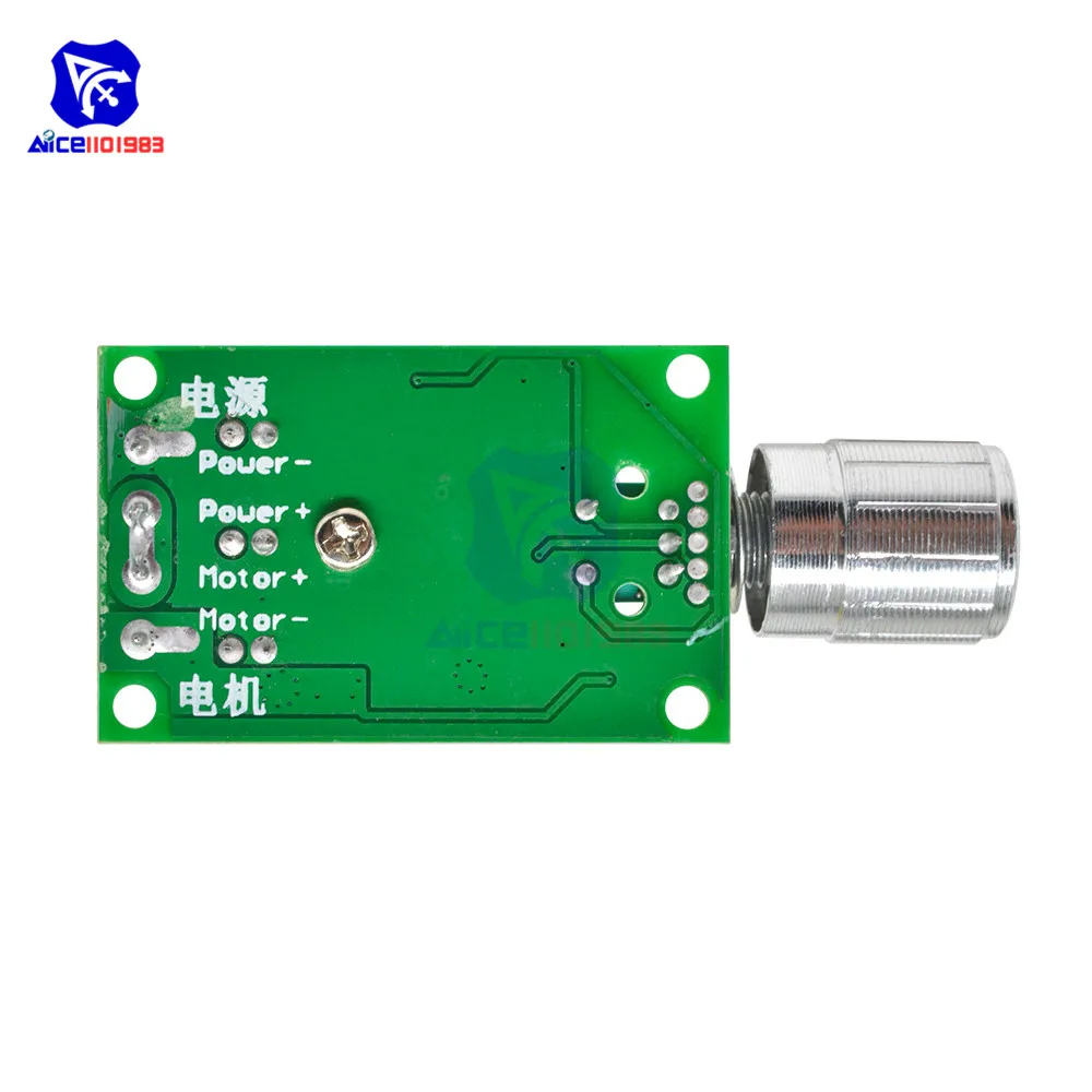 Регулируемая плата управления скоростью двигателя diymore постоянный ток 12 30 в 6 В 24