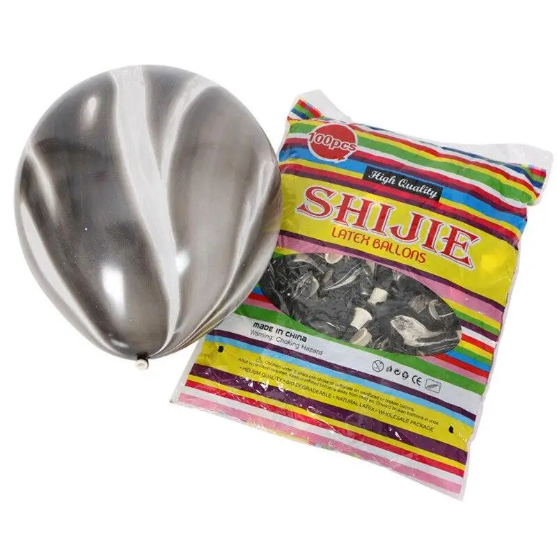 10 шт. дюймов Агатовые мраморные латексные шары гелий надувные воздушные для дня