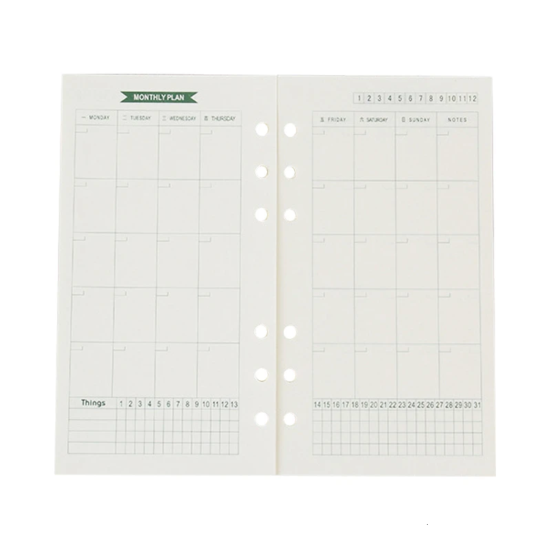 Оригинальные Канцелярские принадлежности монохромный блокнот А6 с отрывными