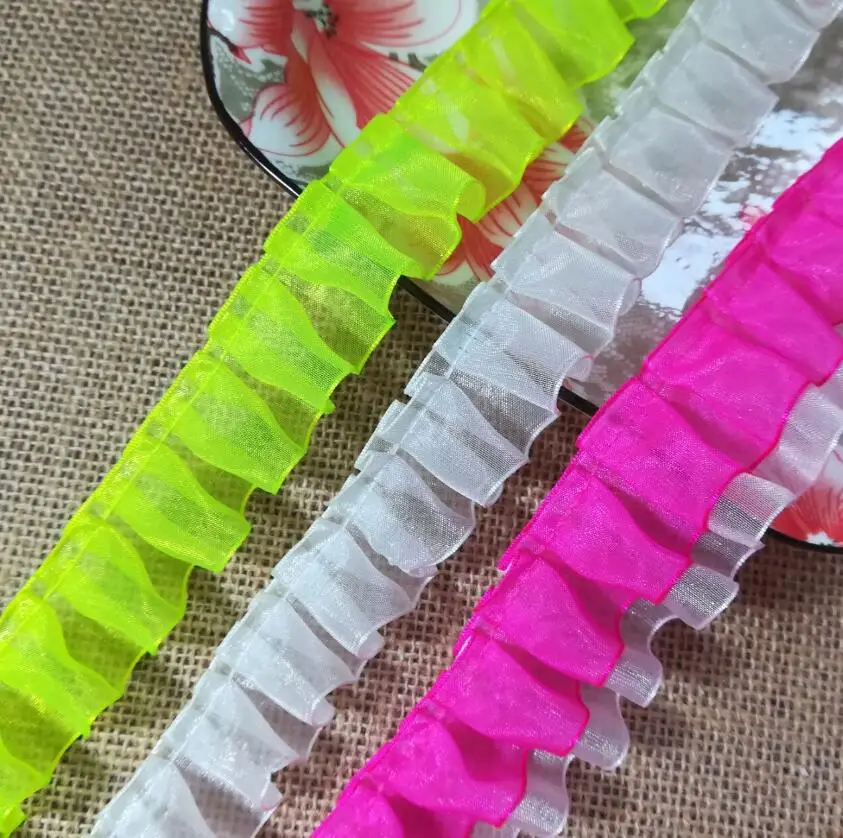 Шнурки 1 М 2020 высокое качество кружевная ткань зеленая лента белое розово красное