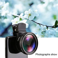 professional hd phone camera lens 2 in 1 lens 0 45x wide angle and macro lens phone camera replacement len