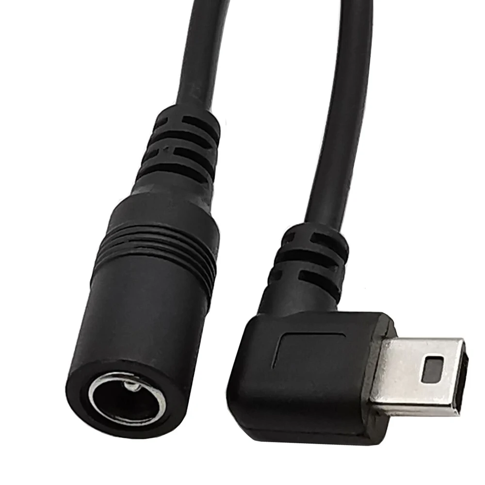 

3A DC 5.5mm x 2.1mm Barrel Jack to Micro 5P / mini 5P Male Power Connector Short Cable 0.3M