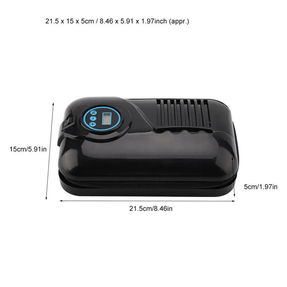 Портативный мини автомобильный насос 12В 250PSI шины надувной электрический
