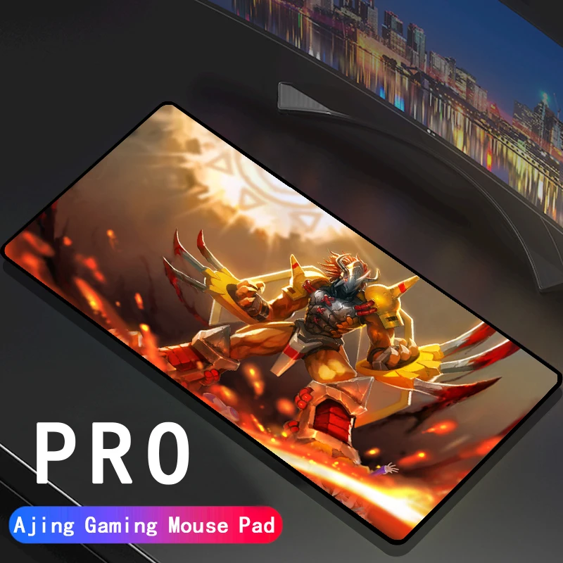 

Милый мультяшный коврик для мыши Digimon, игровой Настольный коврик, большой компьютерный игровой периферийный аксессуар, коврик для мыши для ...