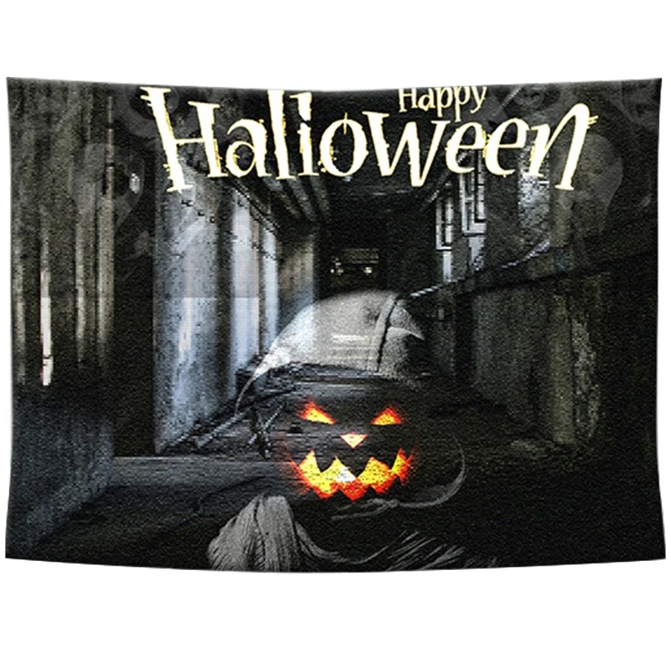 

Halloween Wall Tapestry Wall Hanging Tapestry Home Decor Backdrop Yoga Picnic Mat Party Decoration 200cm x 150cm