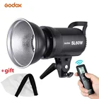 Godox SL-60 SL-60W 60Ws светодиодный видео светильник Дневной светильник сбалансированную воду на креплении Bowens для видеосъемки в студии Запись Камера DV видеокамера