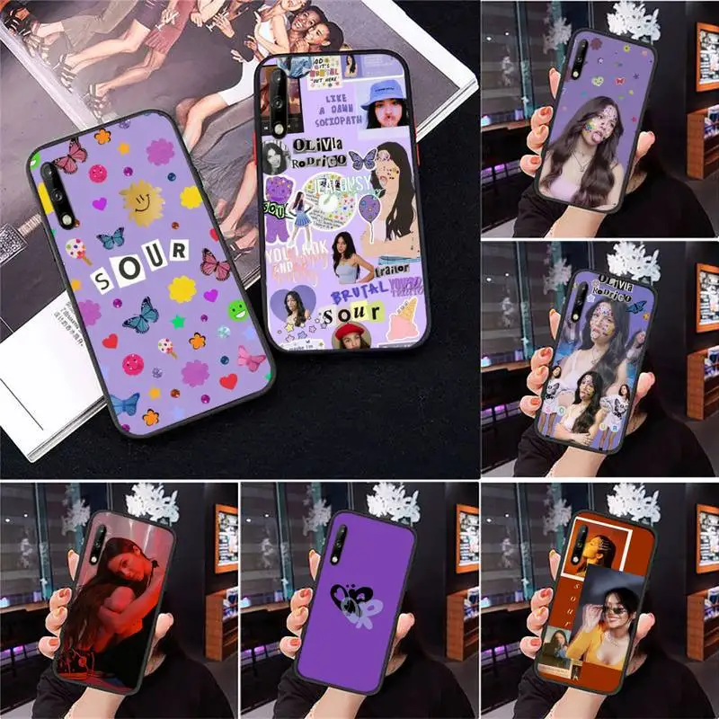 

Olivia Rodrigo - SOUR Full Album Phone Case for Huawei honor 7A 8X 8s 9 9X 10 10i 20 30 Play lite pro s Fundas cover