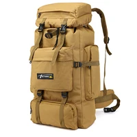 70l capacity men army military tactical large backpack waterproof outdoor sport hiking camping hunting rucksack bags for men