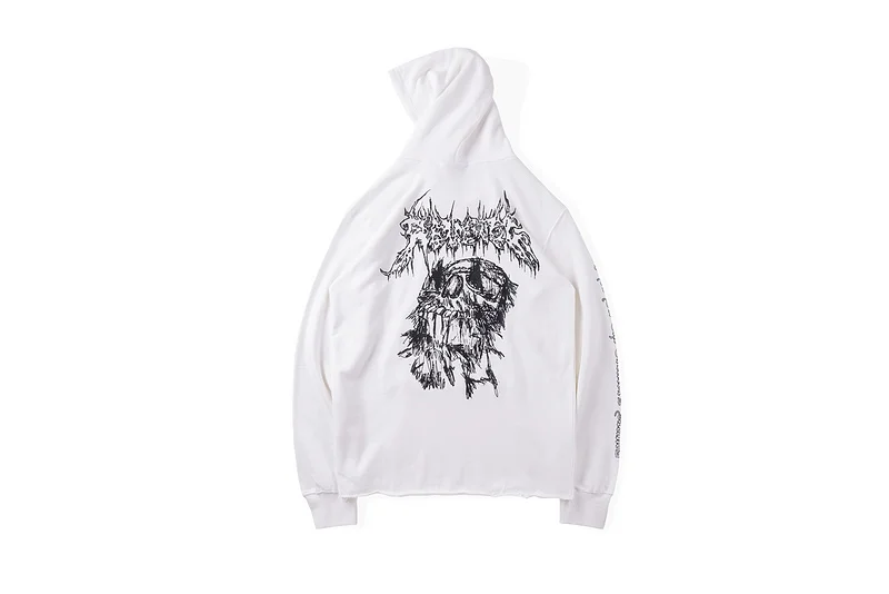 

New 2021 Unisex Sweat Style Skull Hoodie Oversized Hip-hop High Street Hooded Sweatshirt Men Women Couple 100% Cotton Hoodies