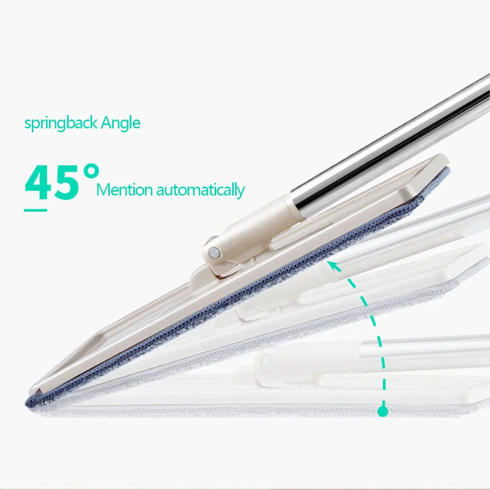 Волшебная губка швабры Бесплатная пресс машина Швабра из микрофибры с плоской