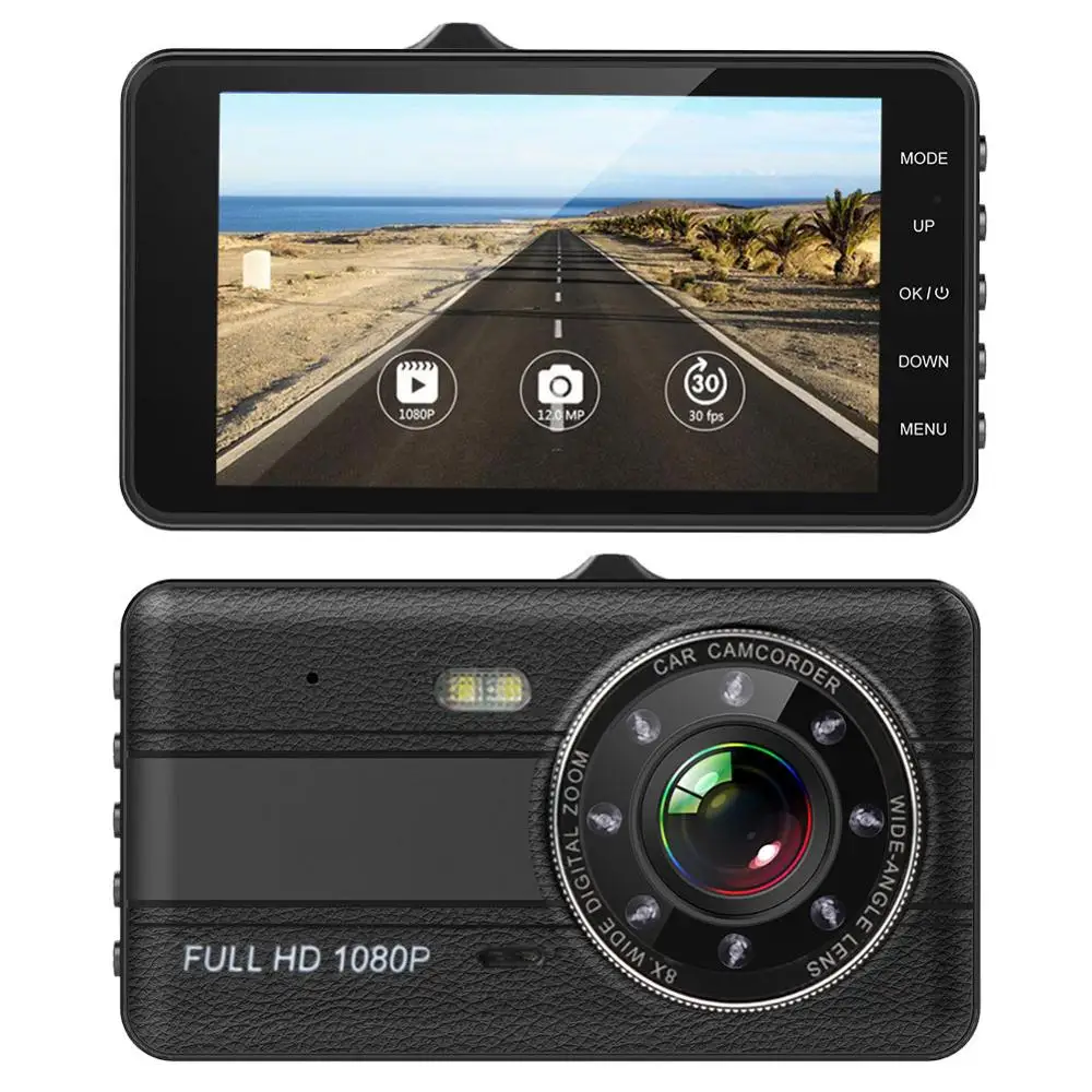 BT525 4 0 дюйма 1080P объектив Full HD Автомобильный видеорегистратор Камера заднего вида
