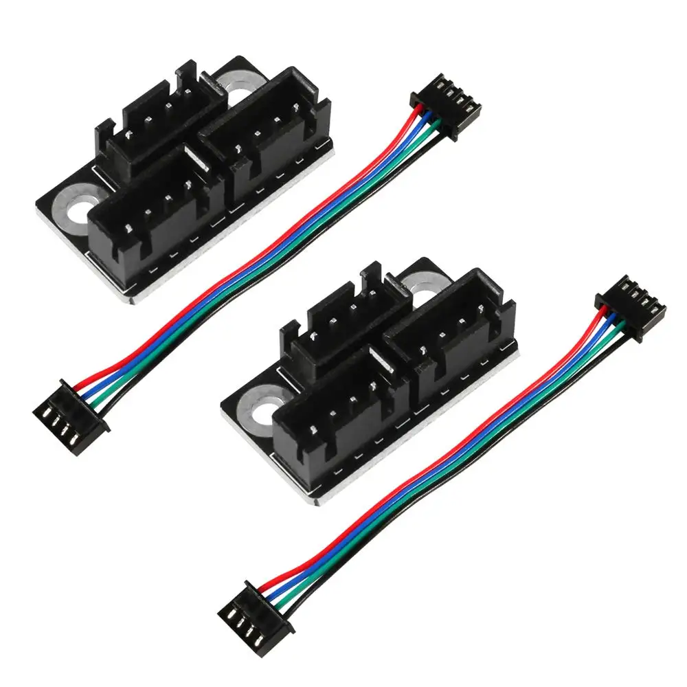 Шаговый двигатель для 3D принтера параллельный модуль с кабелями 100 мм двойной оси