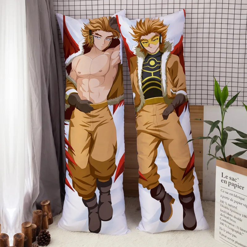 

Anime My Hero Academia Bakugou Katsuki Dakimakura Todoroki Shoto Peach Skin PillowCase Boku No Hero Midoriya Izuku Cushion Cover