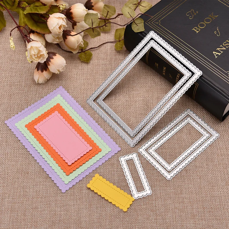 Металлические Вырубные штампы полые цветы рождественские украшения прочный